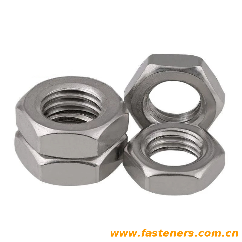 DIN439 (-2) Chamfered Hexagon Thin Nuts