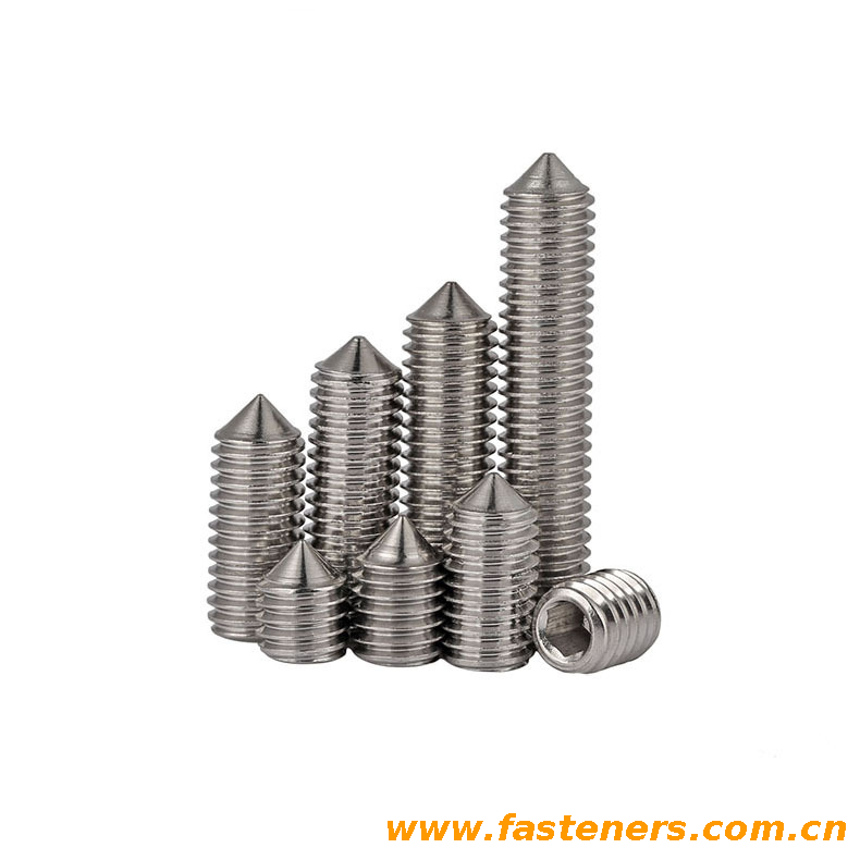 CNS4481 Hexagon Socket Set Screws with Cone Point