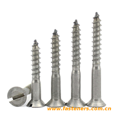 NF E25-660 Slotted Countersunk Head Tapping Screws