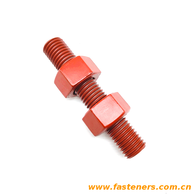Carbon Steel Double Head Full Thread Coating Stud Bolt with Nut,ASME B 18.31.2 Continuous Thread Stud（A193 / A320 / A437 / A453/A540/A1014）(Inch Series) [Table 1]