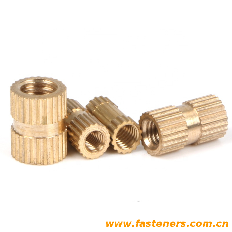 DIN16903 (B) Open Insert Nuts For Plastics Mouldings - Round Without Shoulder - Type B