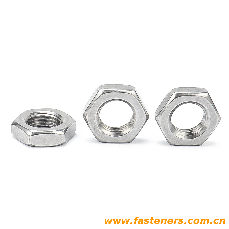 ISO4166 Hexagon Nuts For Fine Mechanics