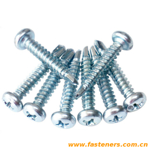 ISO15481 Cross Recessed Pan Head Drilling Screws With Tapping Screw Thread