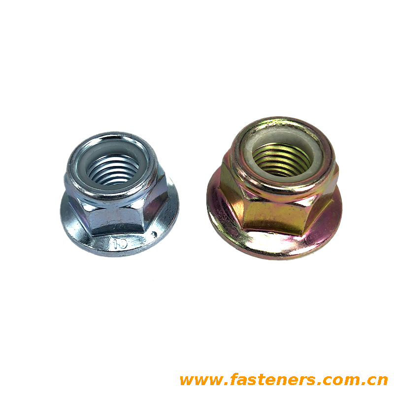 NF E 25-413 (R2004) Prevailing Torque Type Hexagon Nuts With Flange (With Non-Metallic Insert)