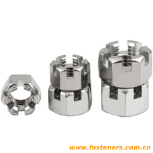 BS3692 Metric Hexagon Slotted Nuts