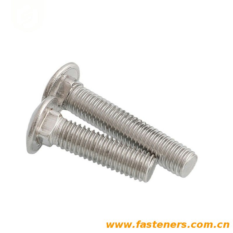 ISO8678 Cup Head Square Neck Bolts With Small Head And Short Neck