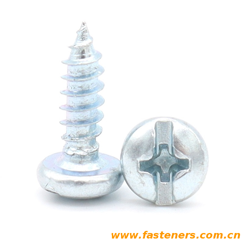 NF E 25-666 Tapping Screws-Z Cross Recessed And Slotted Pan Head