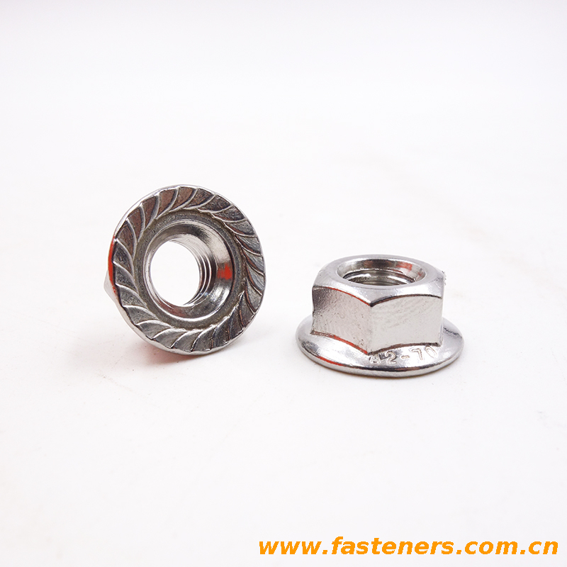 DIN6923 Hexagon Nuts With Flange，Flange Nut Stainless Steel 304，316，316L