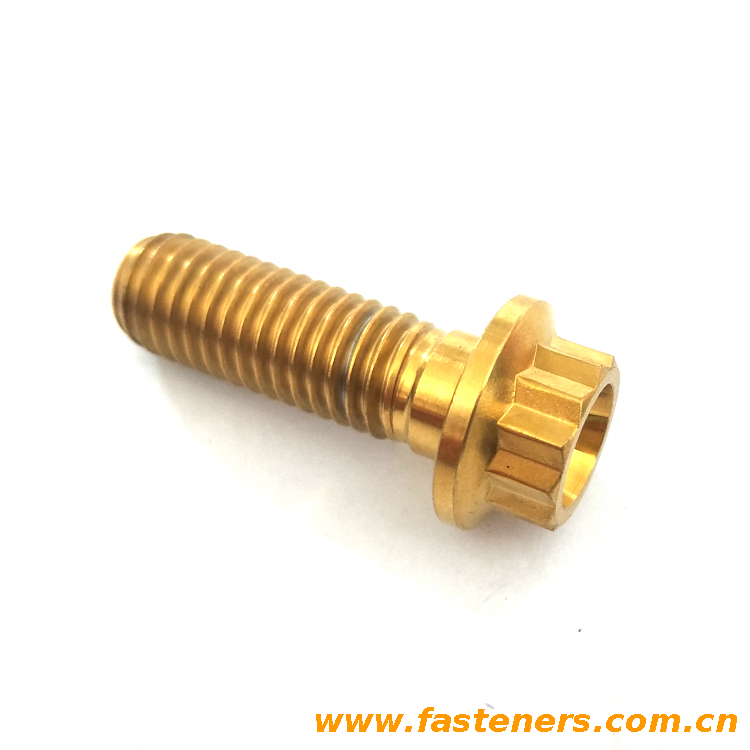 DIN65438 Aerospace; Bihexagonal Head Bolts, Close Tolerance, With Mj-thread, Short Thread Length, In Titanium Alloy; Nominal Tensile Strength 1100 Mpa, For Temperatures Up To 315 °c