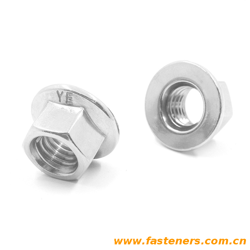 NF E25-406 (R2004) Hexagon Nuts With Flange