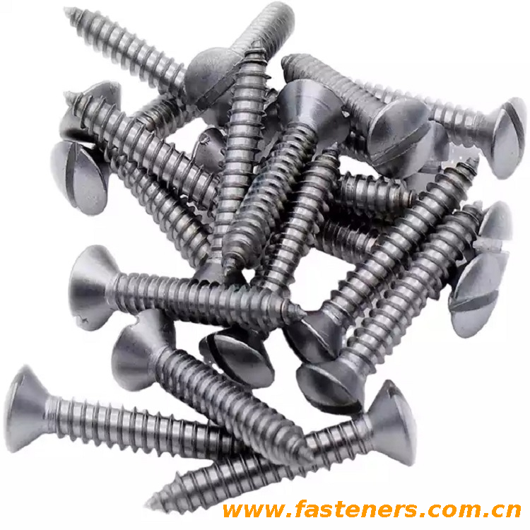 GB/T5284 Slotted Raised Countersunk(Oval) Head Tapping Screws